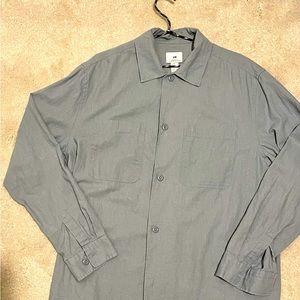 H&M linen work shirt